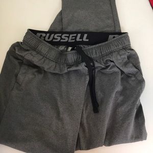 Russell work out pants size M